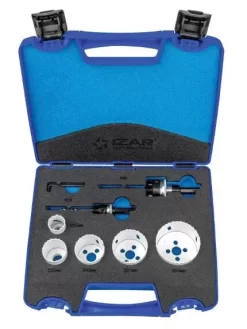 Coffret Trépans Bi-métal - 6 Trépans + Arbres