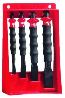 3 Burins + 1 Bédane Facom